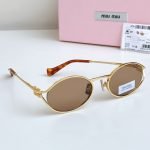 Oval Frame Gold-Tone Sunglasses Smu52Ys – Sg201