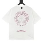 Pink Horseshoe T-Shirt In White