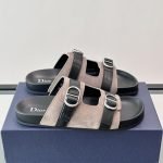 Aqua Sandals Black Suede Calfskin – Cd508