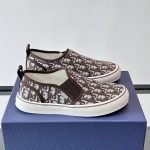 Saltwind Slip-On Sneakers Brown Oblique Jacquard – Cd507