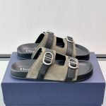 Aqua Sandals Black Suede Calfskin – Cd509