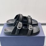 Aqua Sandals Black Suede Calfskin – Cd510