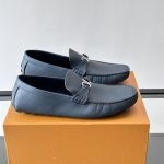 Silverstone Moccasin Navy Blue Grained Calf Leather 1Ahrkl