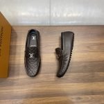 Silverstone Moccasins Brown Monogram-Embossed Calf Leather 1Ahrtb