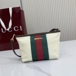 Small Pouch With Strap And Web Natural Washed Canvas