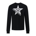 Stars Logo Printed Sweater In Black – Sk780