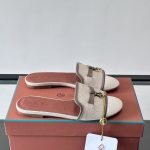 Summer Charms Sandals Natural/Caramel Sugar Cotton, Linen