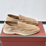 Summer Walk Loafers Beige Suede – Lr91