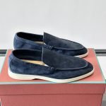 Summer Walk Loafers Blue Suede – Lr93