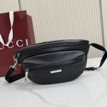 Tag Medium Crossbody Bag In Black