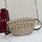 Tag Small Crossbody Bag Sand And Brown GG Canvas