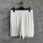 Tennis Boucle Shorts In White