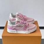 Trainer Sneakers Pink Canvas 1Akbb6