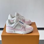 Trainer Sneakers Pink Textured Calfskin 1Akcie