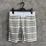 Tuck Stitch Shorts In Multicolor