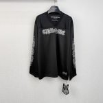 Warm Up Mesh Long Sleeve Jersey In Black – Sk789
