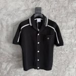 Black Short Sleeve Mesh Shirt – Sh539