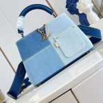 Capucines Bb Bag Blue Denim Gots Certified Cotton M27302