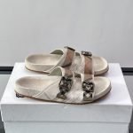 Check Suede Urchin Sandals In Beige – Bbrs9