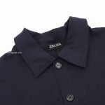 Cotton Polo Shirt In Black