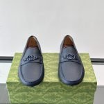 Havel Interlocking G Loafers In Blue – Gc564