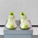 Jet Sneakers In White And Green – Bb329