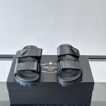 Leather Strap Slides In Black – Pds44