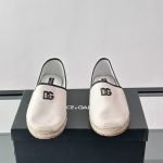 Logo Embroidered Espadrilles Sandals In Beige