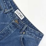 Anagram Baggy Denim Pants In Blue