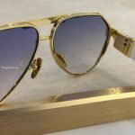 Maybach The King Iii Sunglasses In Gold And Blue – Sg260