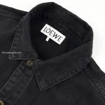 Anagram Denim Jacket In Black