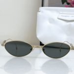 Mm216 Oval Sunglasses In Gold – Sg290
