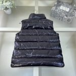 Moncler Enfant Tib Down Vest In Black