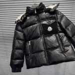 Moncler Enfant Yule Hooded Down Jacket In Black