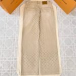 Monogram Denim Skate Pants In Camel 1Ajtwq