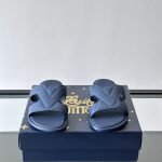 Oasis Mules Blue Taiga Leather 1Ahscf