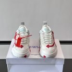 Odsy-2000 Sneakers In White And Red – Ow91