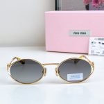 Oval Frame Gold-Tone Sunglasses Smu52Ys – Sg200