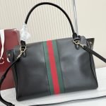 Paparazzo Large Top Handle Bag Black Leather