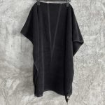 Pentagram Beach Towel In Black Cotton