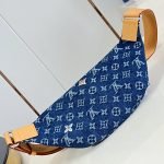 Rush Bumbag Blue Monogram Flowers Denim M27640