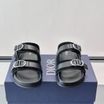 Aqua Sandals Black Suede Calfskin – Cd510