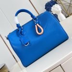 Speedy Soft 30 Bag Ocean Blue Cowhide Leather M29096