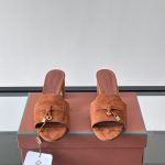 Summer Charms Sandals Kokuto Sugar Suede Goatskin