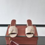 Summer Charms Sandals White Suede Goatskin