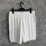 Tennis Boucle Shorts In White