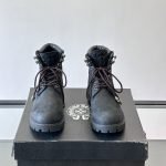Timberland X Ch Triple Cross Patch Boots In Black