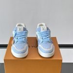 Trainer Sneakers Blue Canvas 1Akbbs