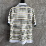 Tuck Stitch Short Sleeve Shirt In Multicolor – Sh540