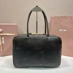 Beau Nappa Leather Bag In Coffee Brown